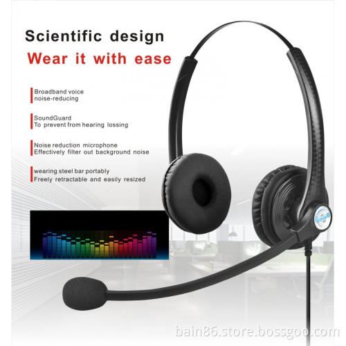 China A26 headband noise-reducing headset with microphone call center business education music game